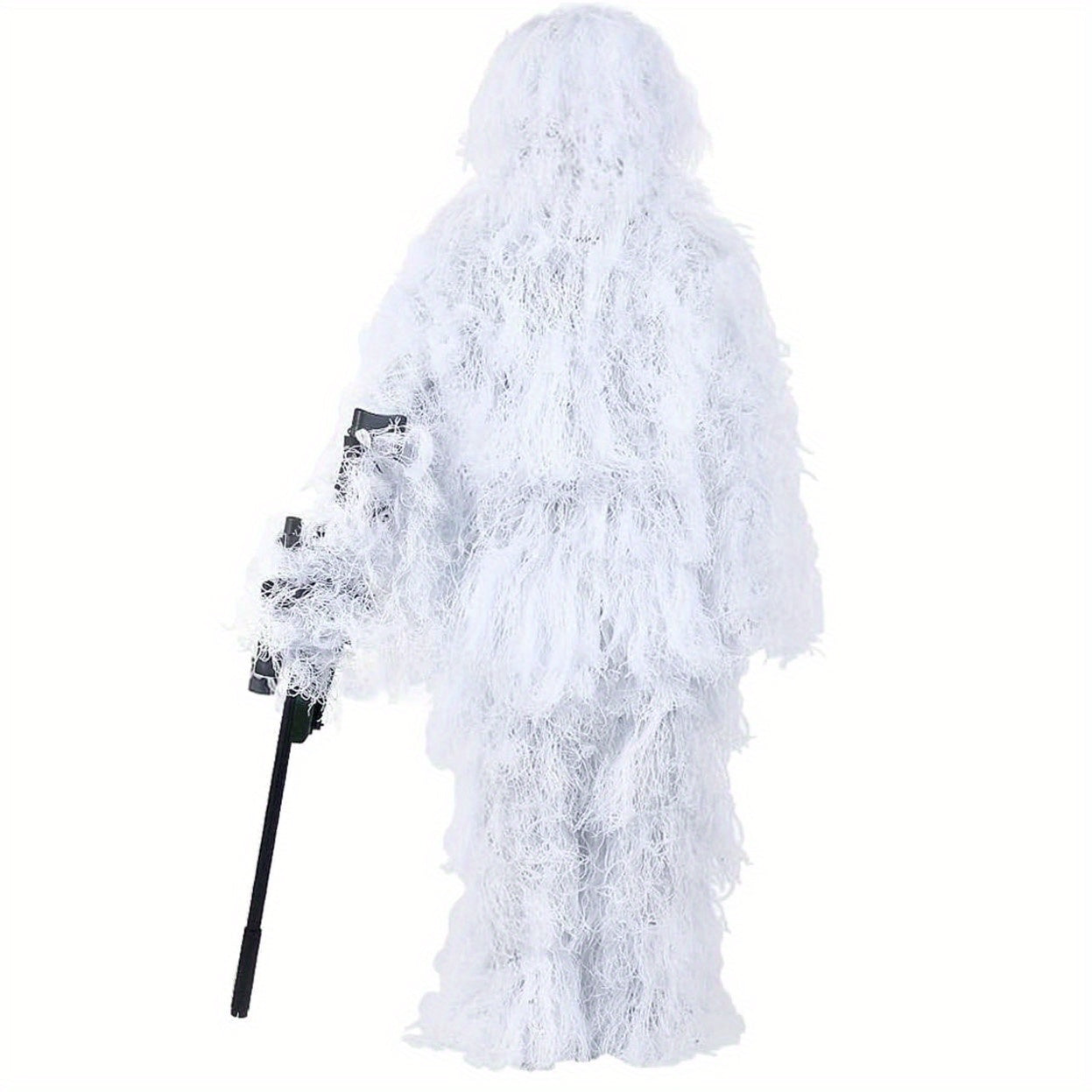 Men's Winter Camo Ghillie Suit Hooded Airsoft Gilly Suit