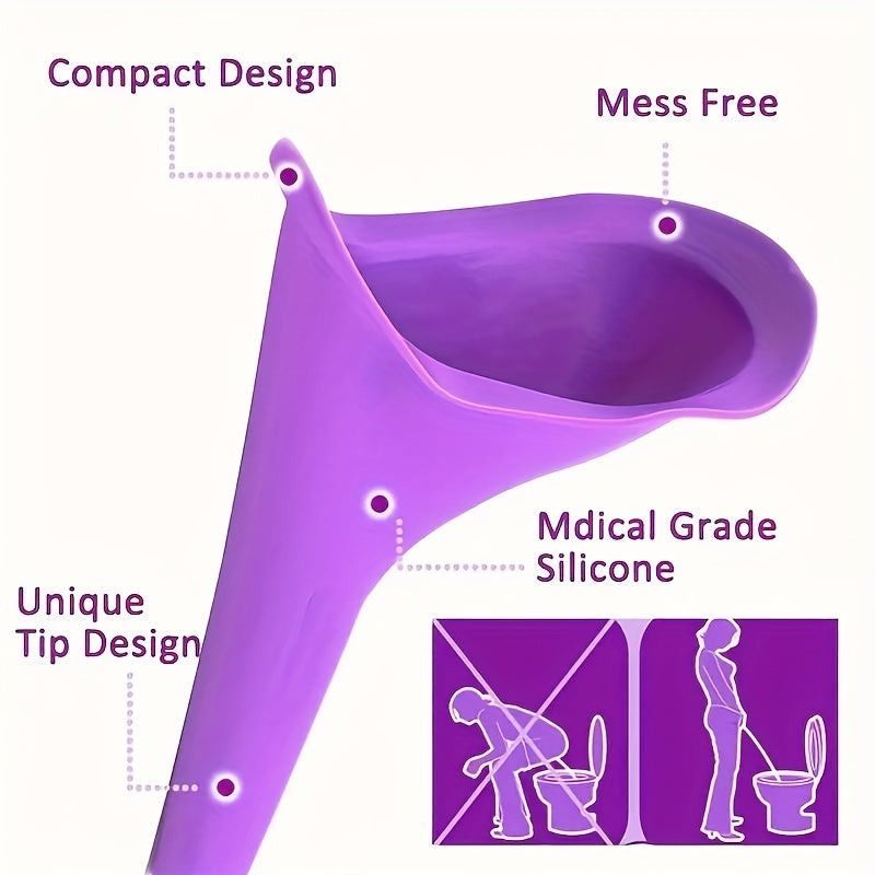 2pcs Women's Emergency Portable Urinal Outdoor Standing Toilet