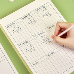 Math Workbook Set Addition Subtraction Vertical Math Exercise Book within 100