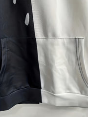 Scratches Print Block Hoodie For Men