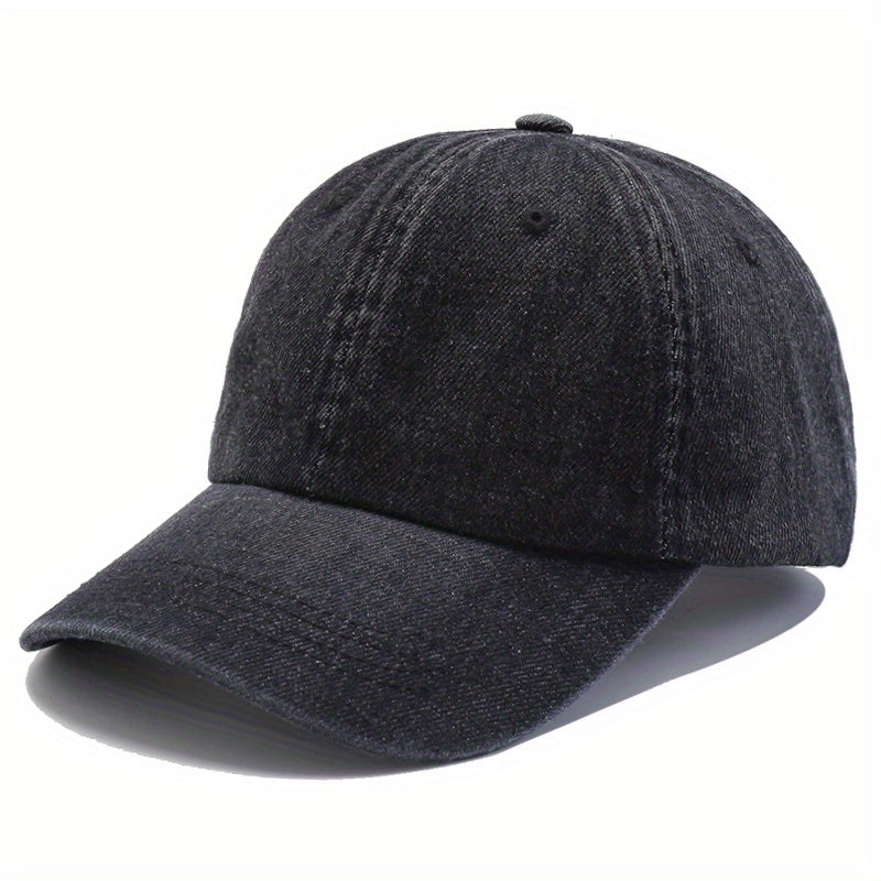 Men's Denim Baseball Cap Jeans Snapback Cap Casquette Plain Bone Hat Gorras
