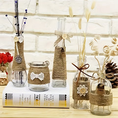 100m Hemp Rope Hand-woven DIY Thin Jute Retro Decor Bundle Rope