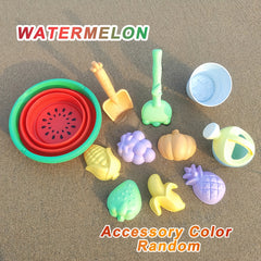 11pcs Watermelon Beach Sand Toys Set Durable PP Material