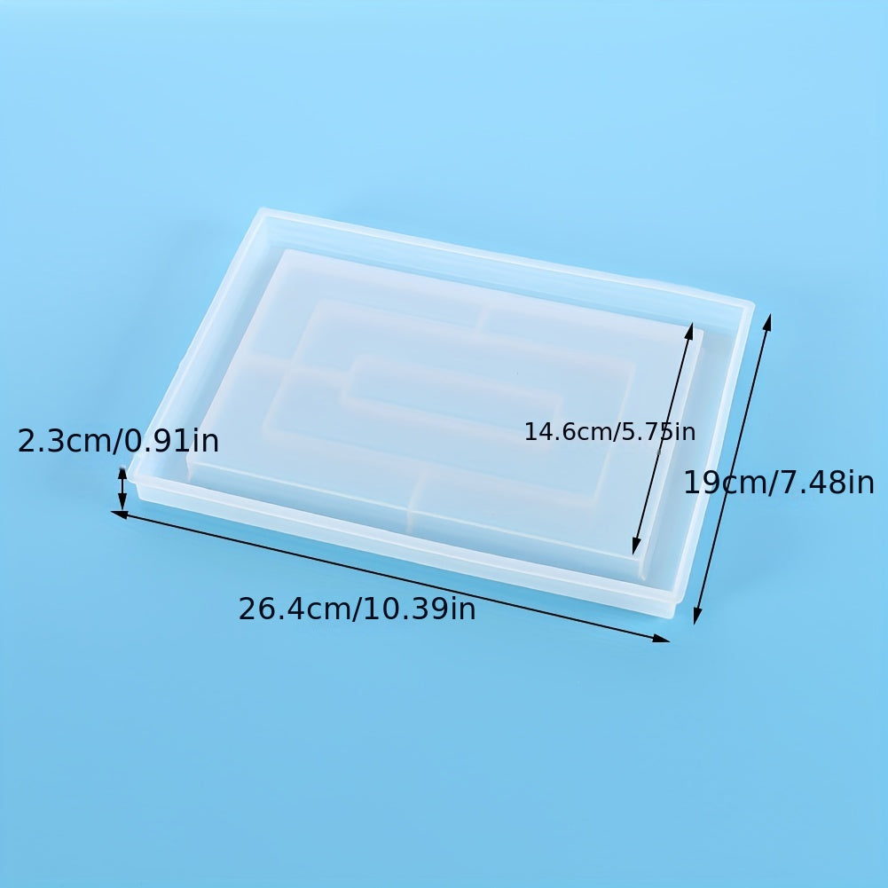 Silicone Resin Tray Mold for Unique Home Decor and Organization