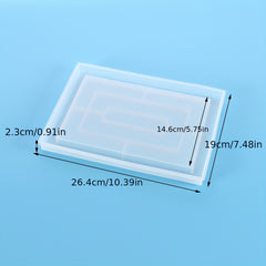 Silicone Resin Tray Mold for Unique Home Decor and Organization