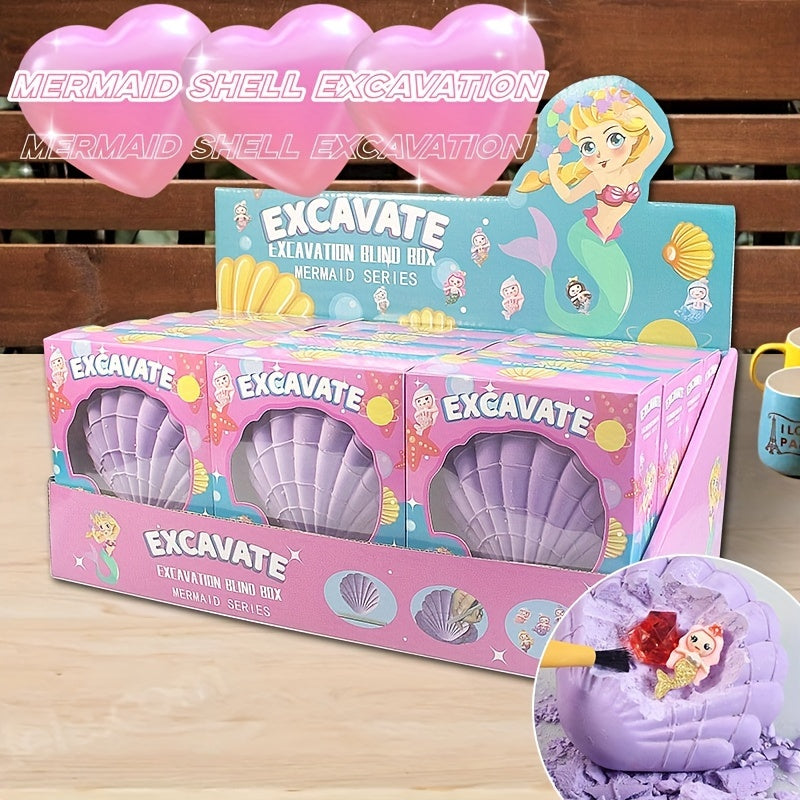 Mermaid Archaeological Digging Science Experiment Toy