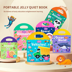 Montessori Paste Quiet Books Scene Stickers Focus Training