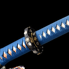 Samurai Sword Animation Handle Rope Wrapping Cord