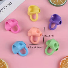 3pcs Finger Silicone Pencil Pen Holder Learning Tool Grip Posture Aid