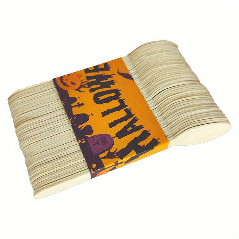 100pcs Disposable Wooden Spoons Biodegradable Bulk Birch Spoons