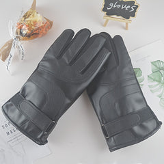 Winter Touch Screen Gloves Thickened Warm Wind Rain Cold Resistance