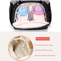 Large Capacity Nappy Backpack Bag Mom Baby Waterproof Diaper Bags