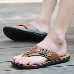 Men's Thong Sandals Non Slip Beach Shoes