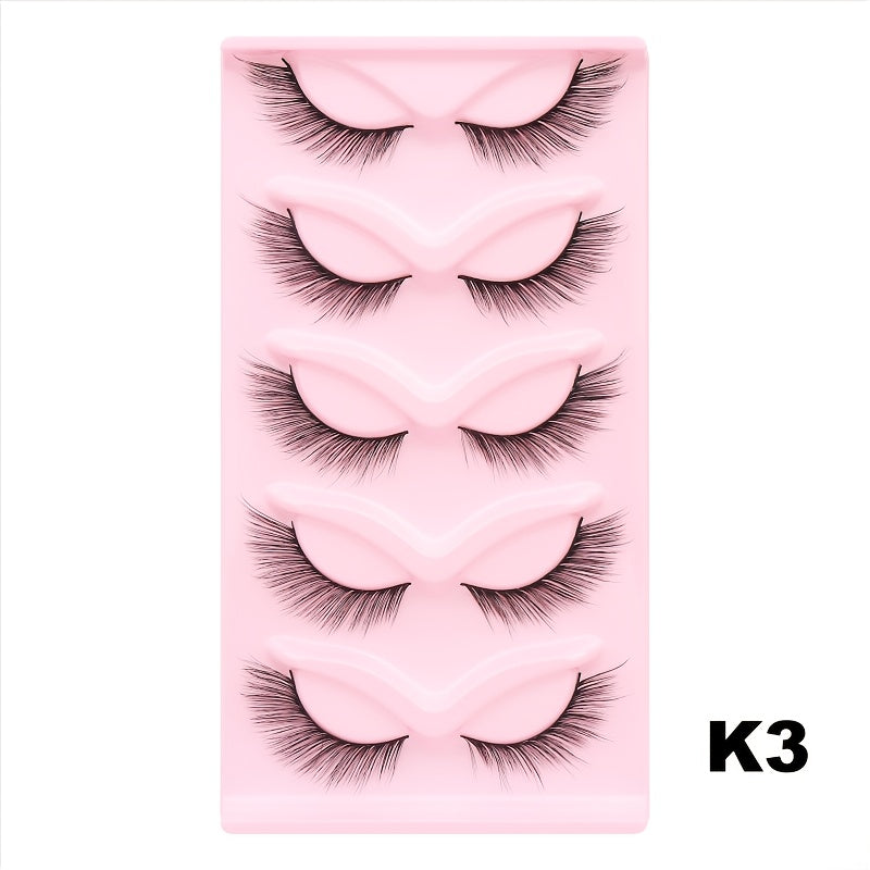 Cat Eye False Eyelashes Fox Eye Series Natural Thick Fluffy Lashes