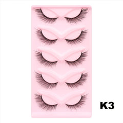 Cat Eye False Eyelashes Fox Eye Series Natural Thick Fluffy Lashes