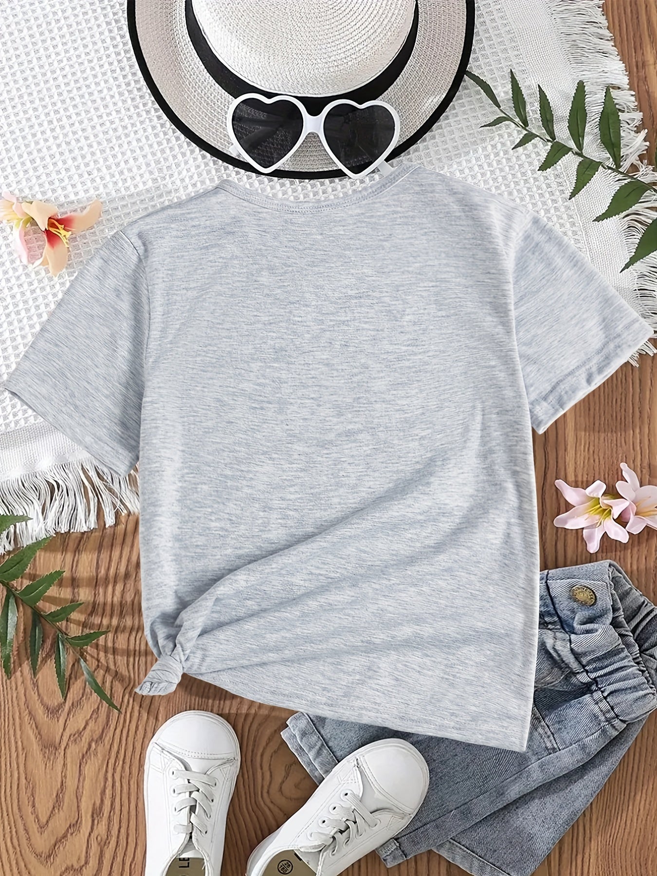 Leopard Heart Print Mama and Mini Matching T Shirt Set for Family Outfits