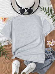 Leopard Heart Print Mama and Mini Matching T Shirt Set for Family Outfits