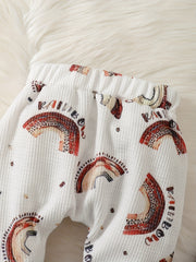 Baby Boys Graphic Waffle Pants