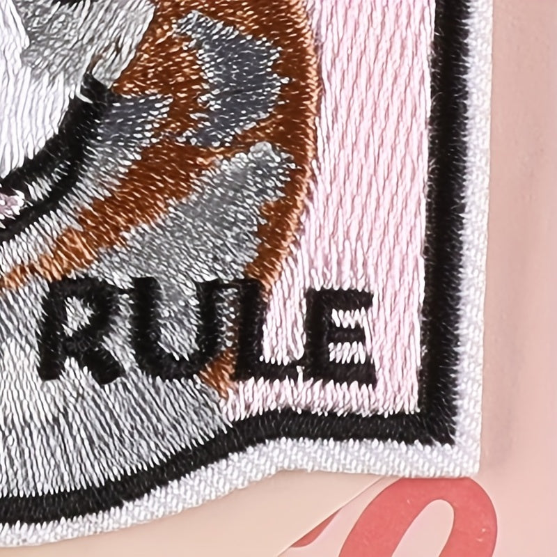 Dog Embroidery DIY Patch for Clothes Backpack Hat