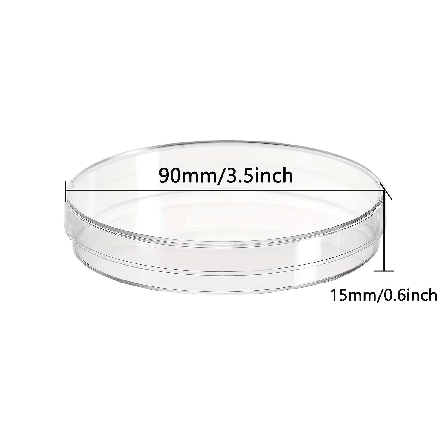 10pcs Plastic Petri Dishes With Lids 90 X 15mm Bioresearch Sterile Petri Dish