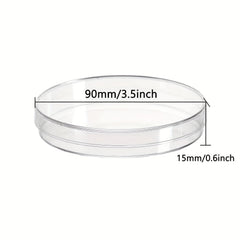 10pcs Plastic Petri Dishes With Lids 90 X 15mm Bioresearch Sterile Petri Dish
