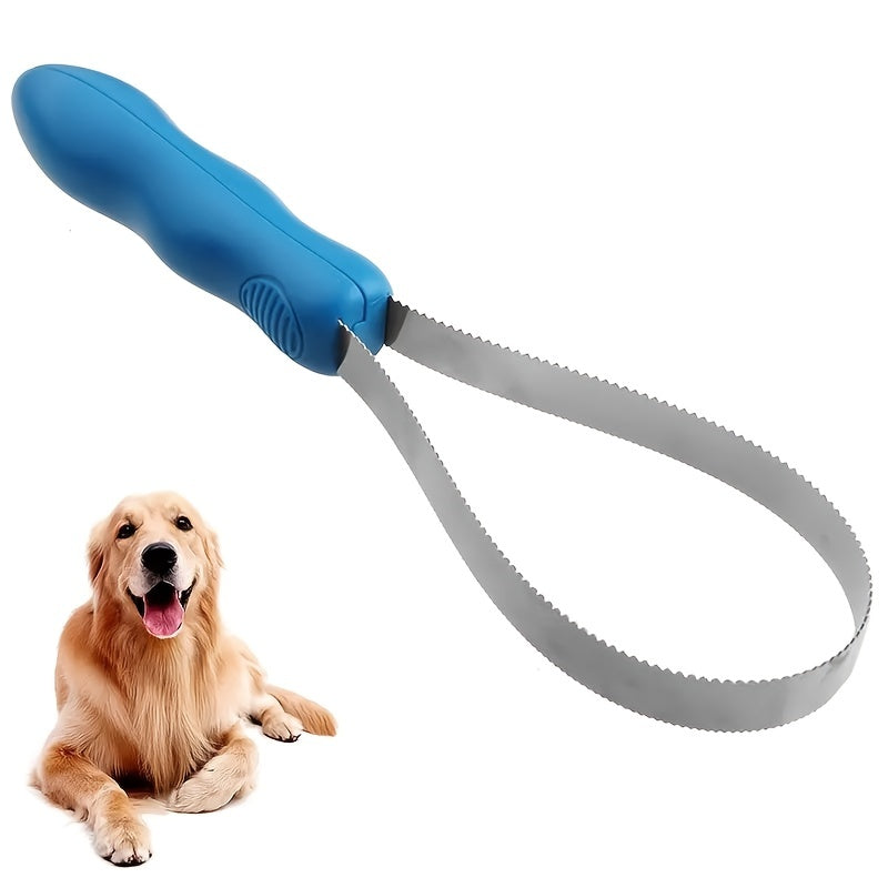 Pet Hair Removal Brush Shedding Tool Dog Grooming Horse Hair Scraper