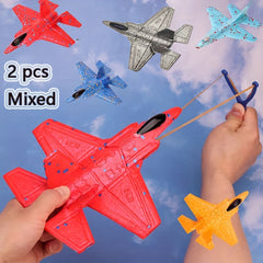 Foam Airplane Toy Outdoor Beach Park Throwing Glider Fun Party Gift