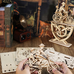 3D Wooden Puzzle DIY Model Kit Father Daughter Assembly Creative Decoration