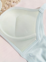 Solid T Shirt Bra Push Up Bra Women's Lingerie