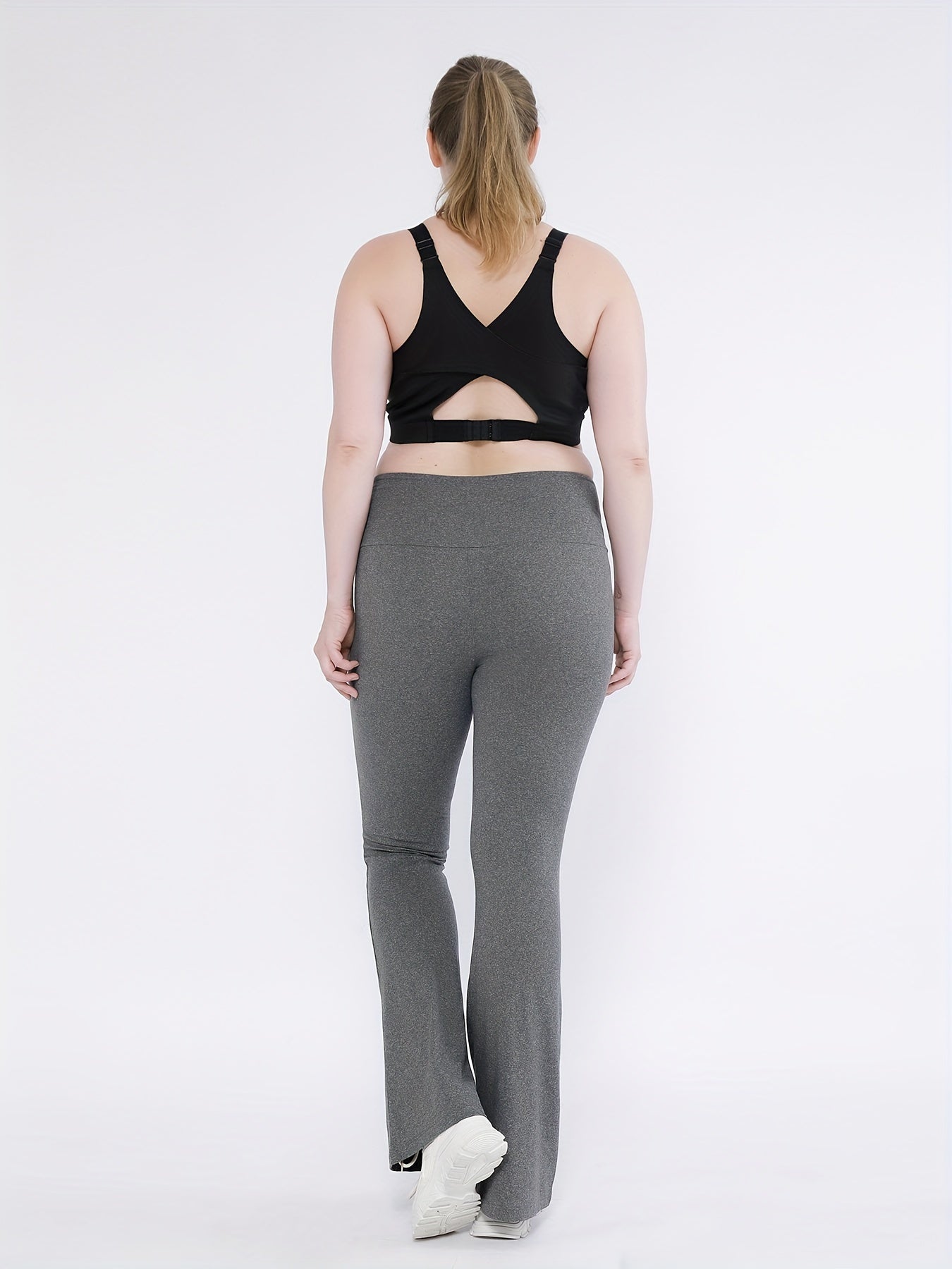 Wide Waistband Yoga Trousers