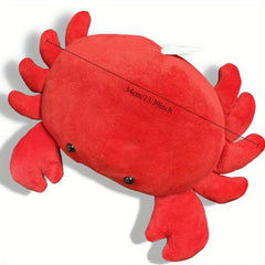 Red Crab Plush Toy Soft Stuffed Animal Perfect Gift for Friends & Family