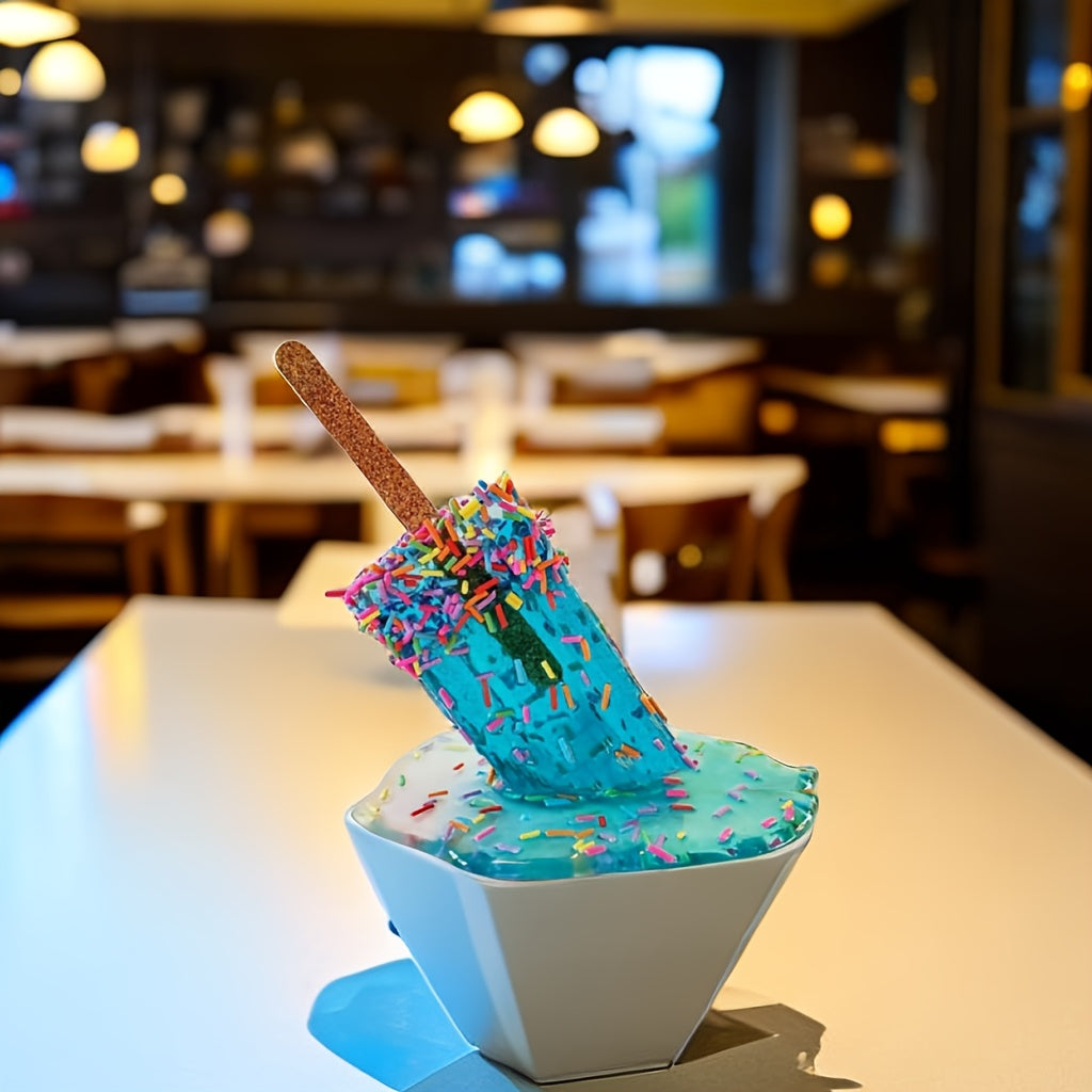 Melting Ice Cream Bar Resin Craft Gift Desktop Decoration