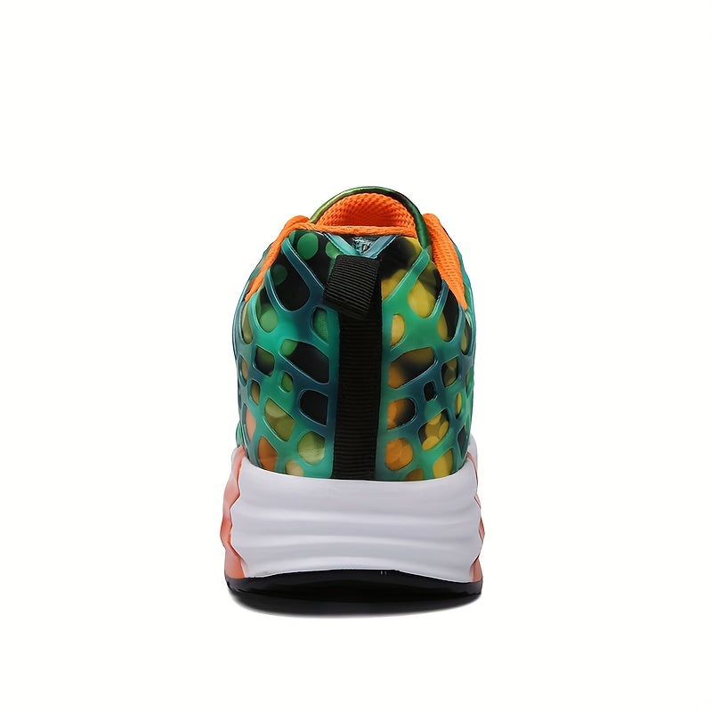 Women's Block Printing Non-slip Running Shoes with Air Cushion