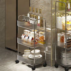 Acrylic Light Shelf Utility Cart Home Organizer