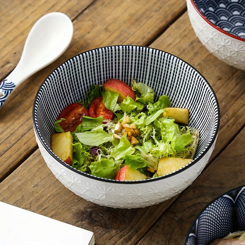 2pcs Ceramic Bowl 33 Oz Soup Salad Cereal Dessert Rice Noodles