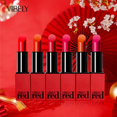 10 Colors Matte Velvet Red Lip Gloss Long Lasting Lipstick Gift