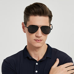 Polarized Driving Sunglasses UV Blocking Titanium Memory Flexible