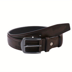 CU Pin Buckle Men's Leather Belt Business Casual Belt