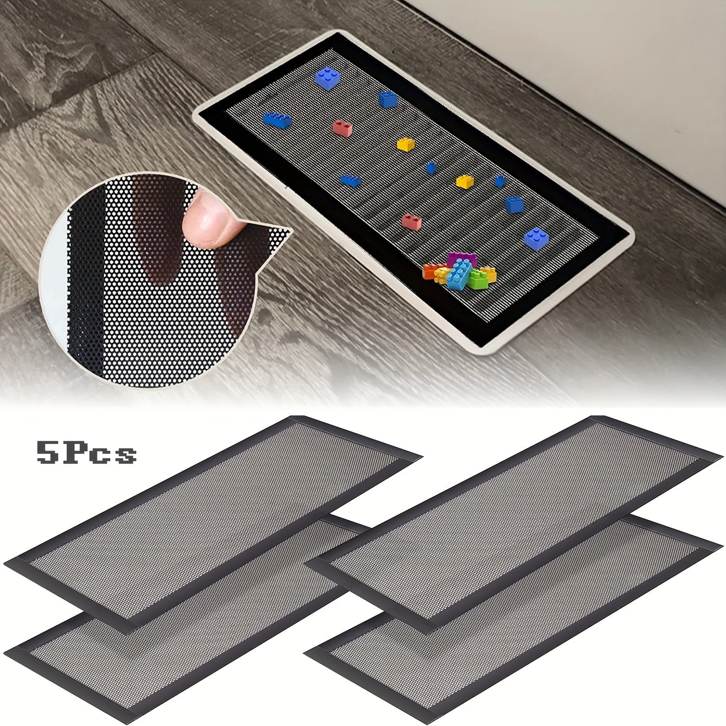 5pcs Magnetic Vent Cover for Steel Registers Home and RV HVAC AC