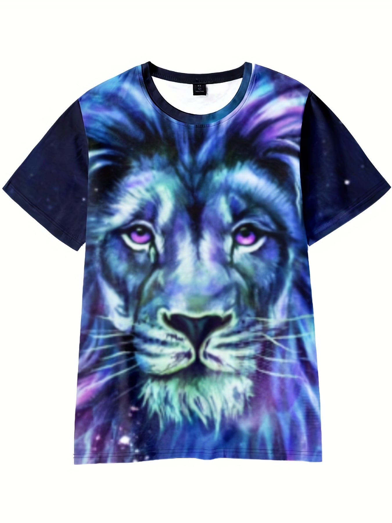 Boy's Lion Graphic T Shirt 3D Print Active Breathable Tee Top