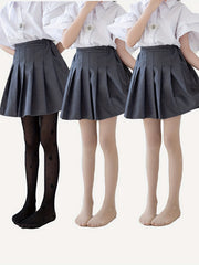 3pcs Girls' Pantyhose Leggings Butterfly Jacquard Slim Footed Legging