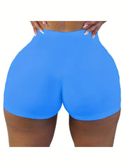 High Waist Skinny Yoga Shorts for Women