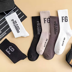10 Pairs Crew Socks Solid Cotton Deodorant Sweat Absorbing Spring Summer Sports