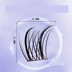 Natural Devil False Eyelashes 10 Rows Sunflower Grafting Eyelashes