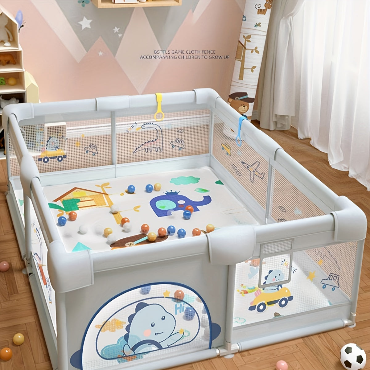 Playpen Baby Indoor & Outdoor Kids Activity Center with Gate