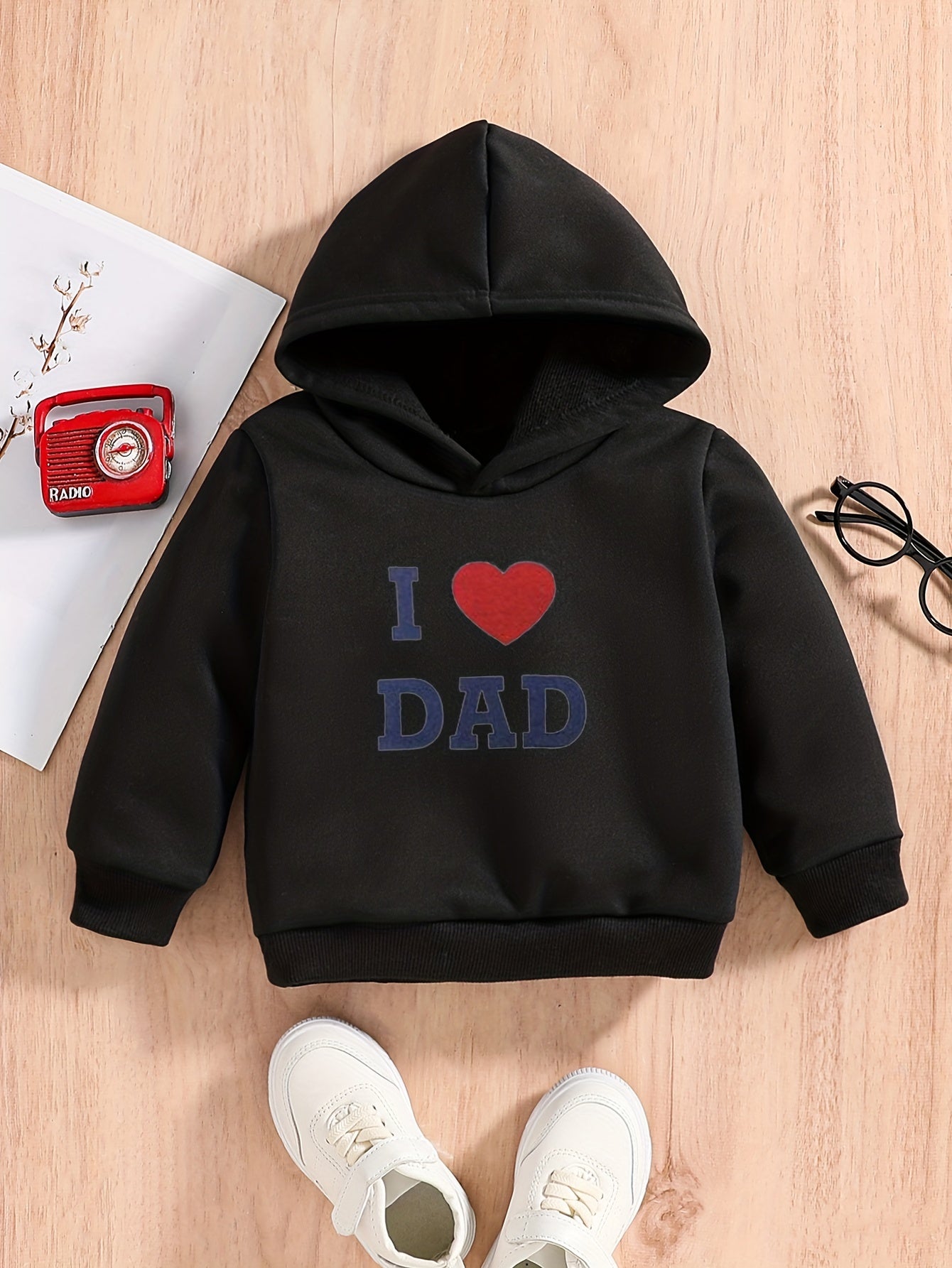 Boys Love Print Hoodie Sweatshirt Pullover