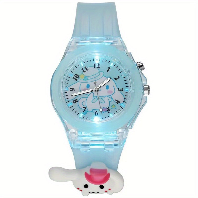Silicone LED Cartoon Animation Kids Watch Quartz Watch