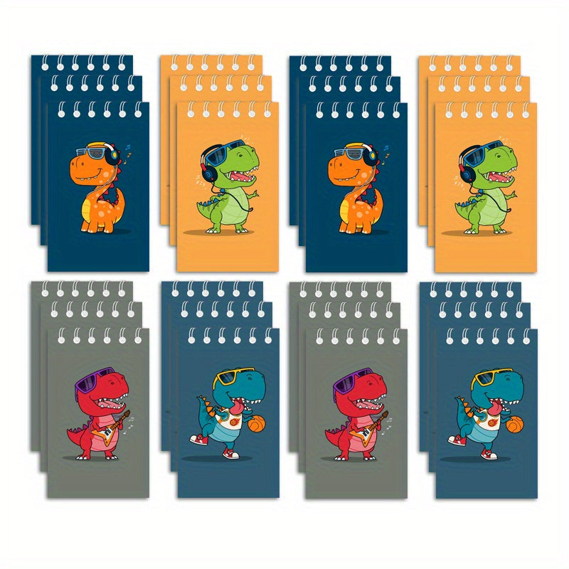 12 Mini Dinosaur Notebooks Notepad for Students