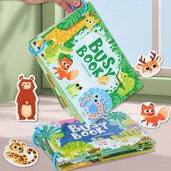 Interactive Gel Vehicle Busy Book for Kids - Educational Paperback