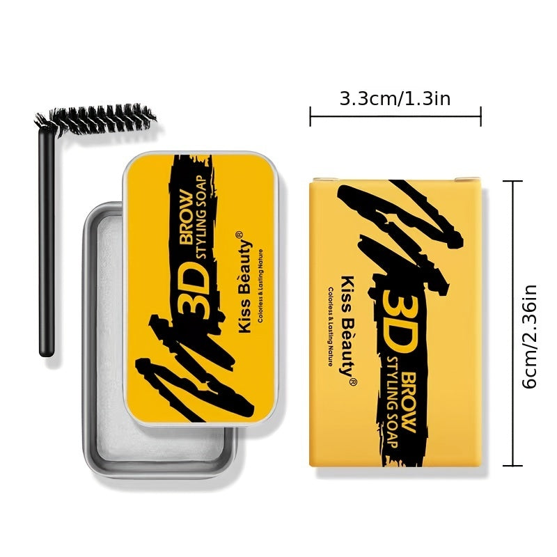 Clear Peach Eyebrow Gel for Natural Styling